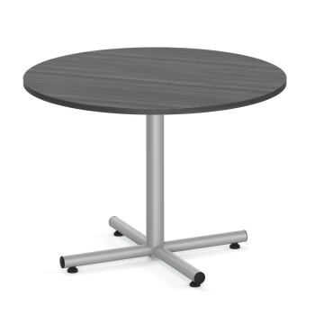 Gray round table